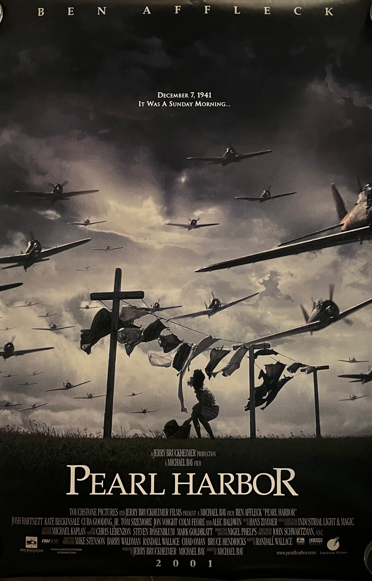 Pearl Harbor 2001 original double-sided movie poster