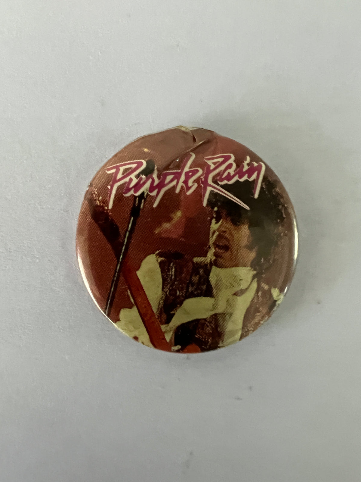 Purple Rain Prince Vintage Button Pin