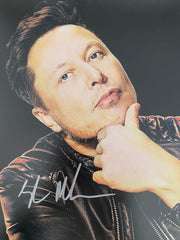 Elon Musk signed photo
