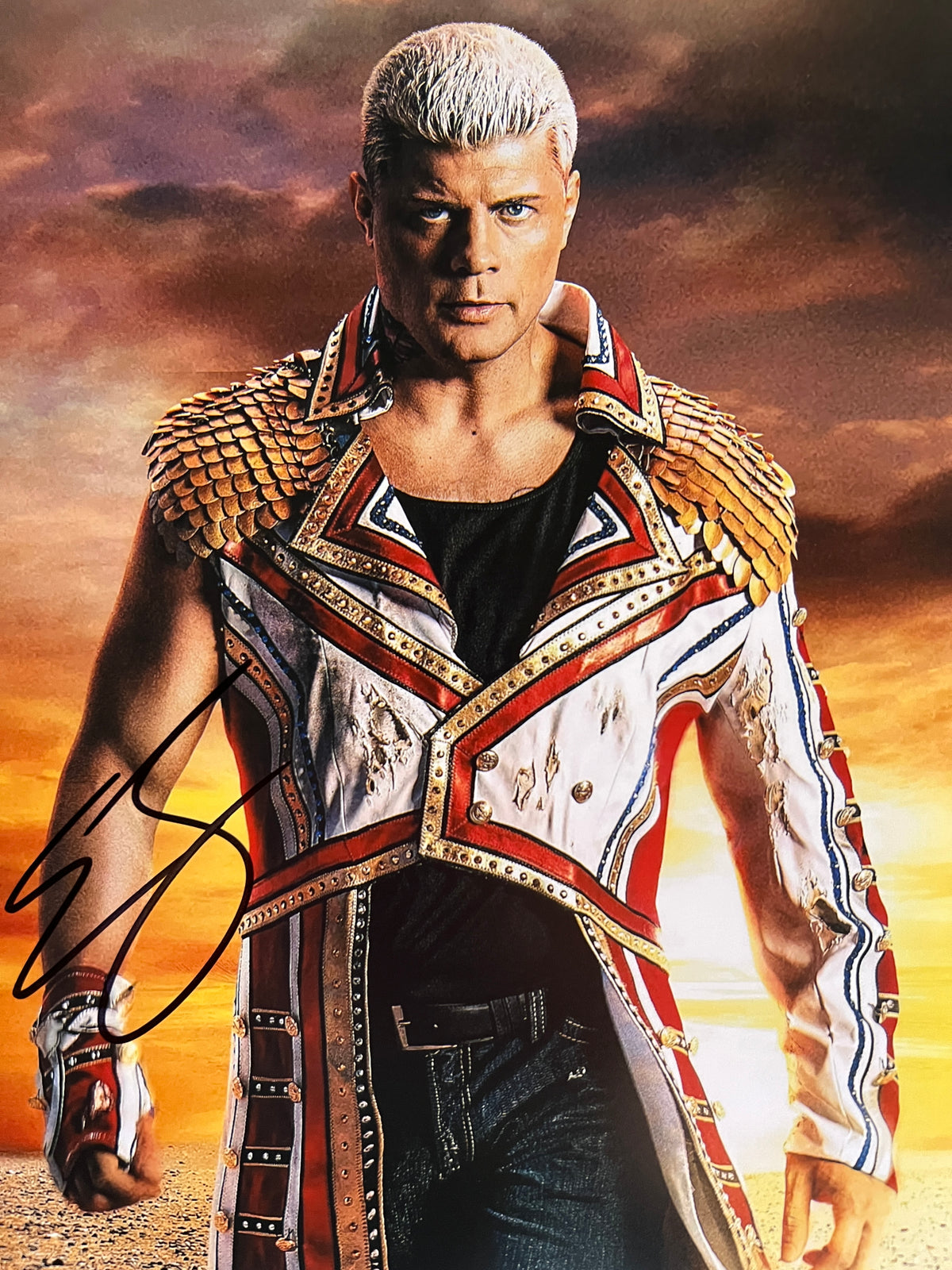 WWE Cody Rhodes signed photo