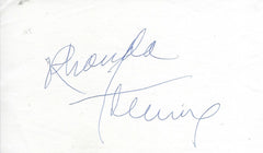 The Last Outpost Rhonda Fleming original signature