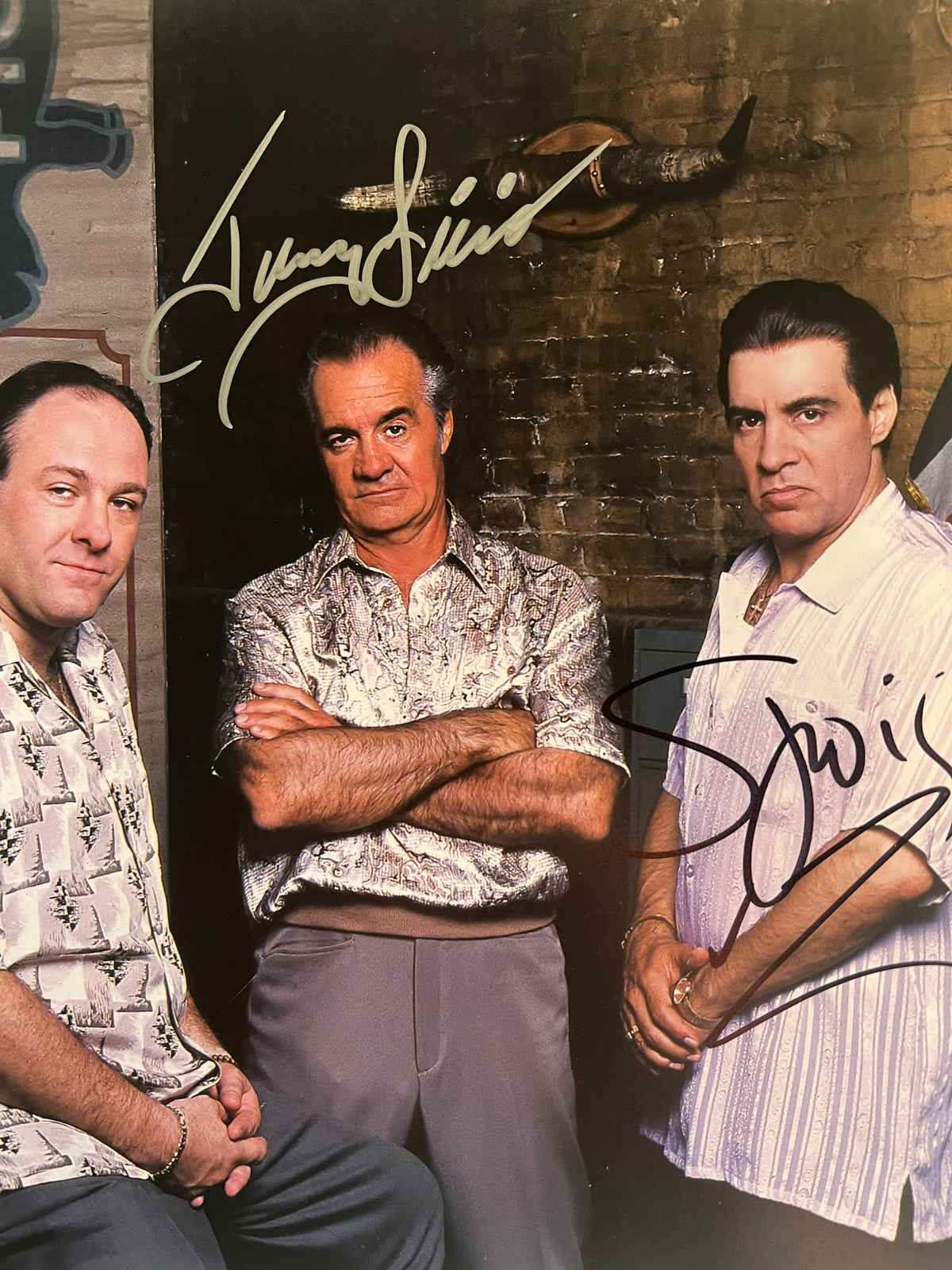 Sopranos cast signed photo