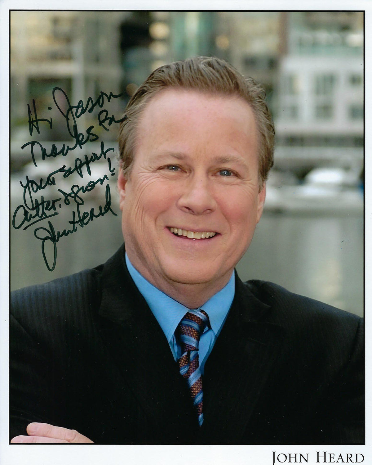 Home Alone John Heard signed photo 8x10 inches - Photo