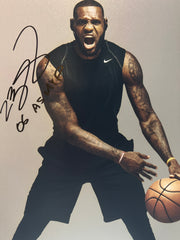 LeBron James signed photo