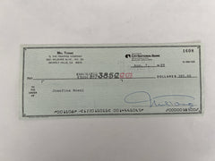 Mel Torme signed check