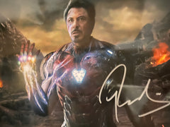 Iron Man Robert Downey Jr. signed movie photo