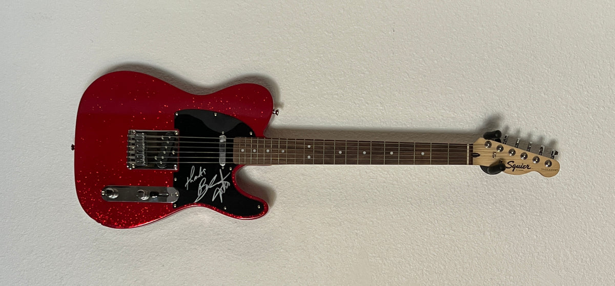 Bruce Springsteen signed Telecaster style guitar