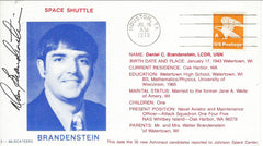 Astronaut Daniel Brandenstein signed 1978 Space Shuttle commemorative First Day Cover