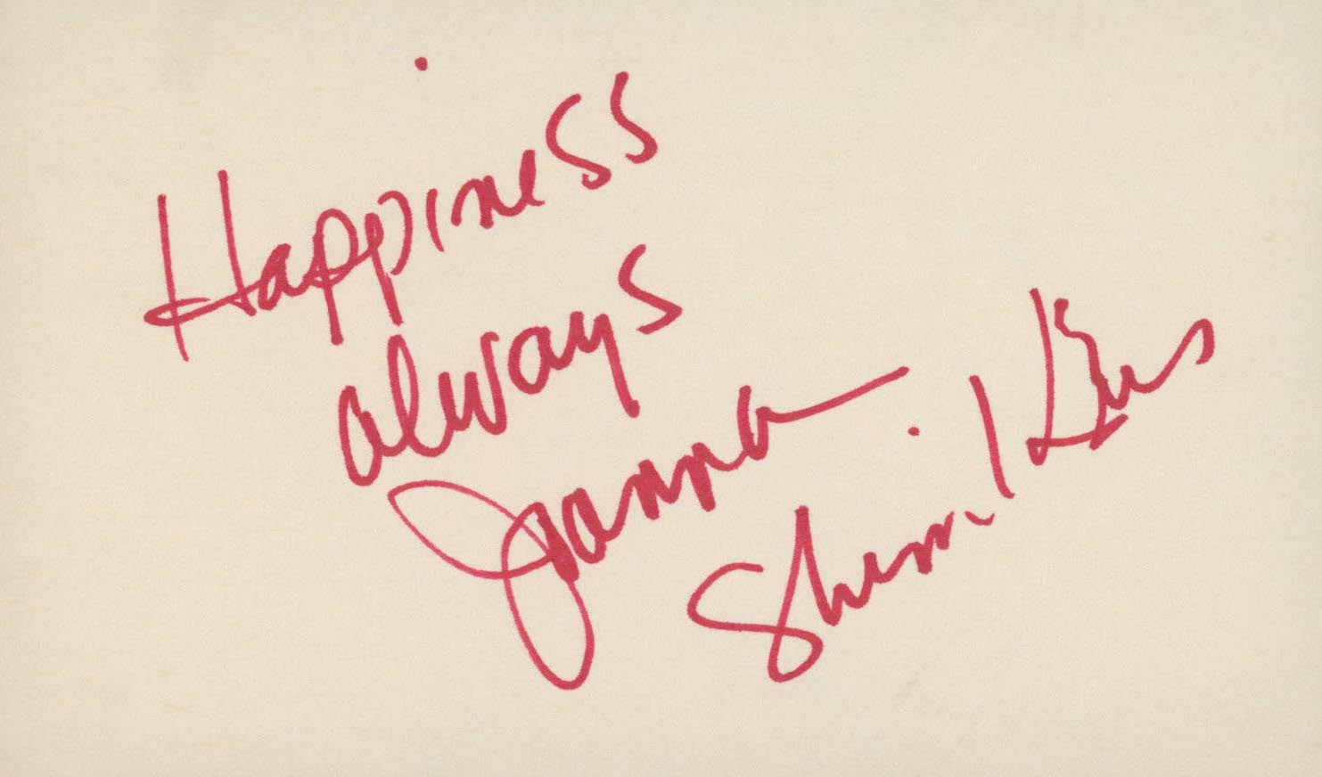 Joanna Shimkus original signature