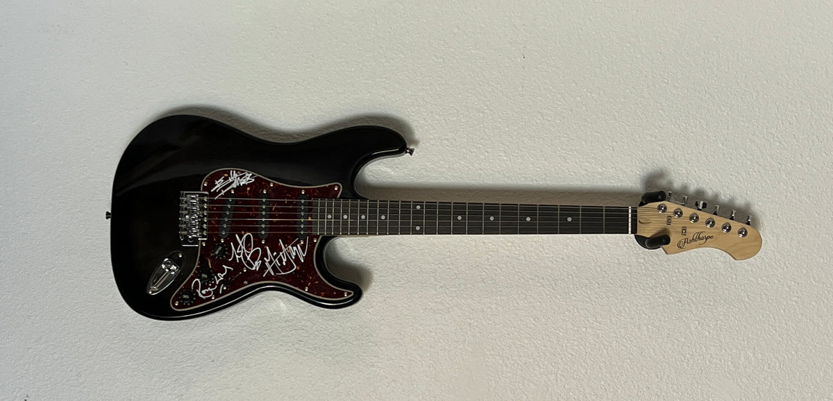 The Rolling Stones band signed Stratocaster style guitar