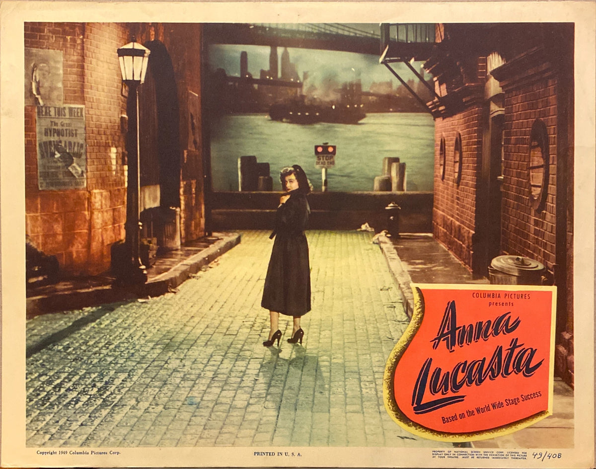 Paulette Goddard "Anna Lucasta" original lobby card