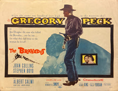Gregory Peck "The Bravados" original Lobby Card