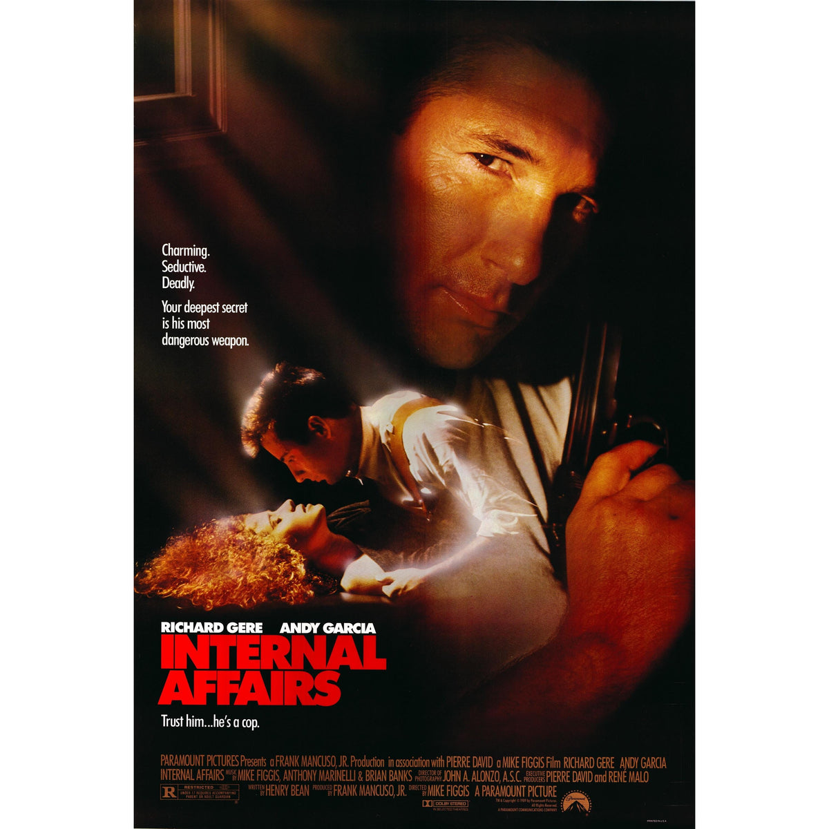 Internal Affairs 1989 original vintage movie poster
