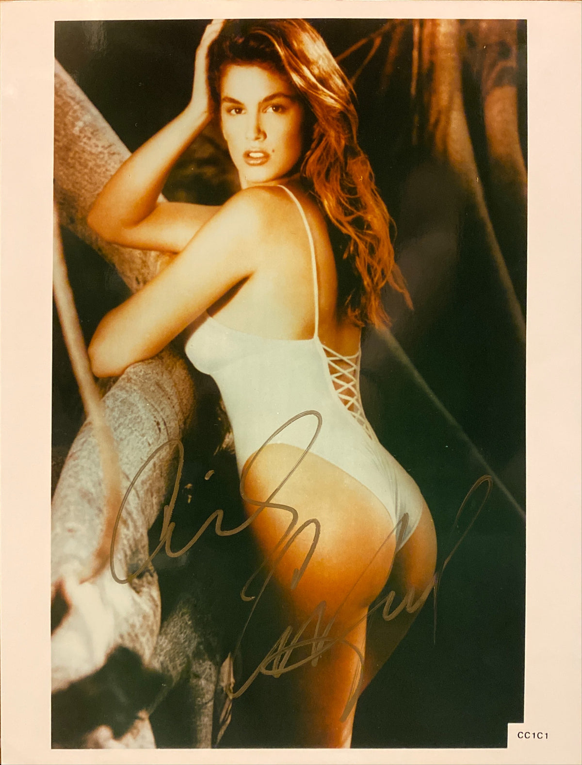 Cindy Crawford signed photo