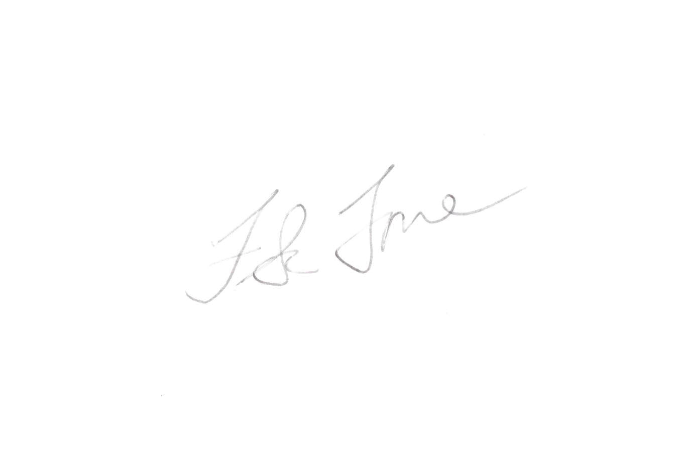 MLB Frank Torre original signature
