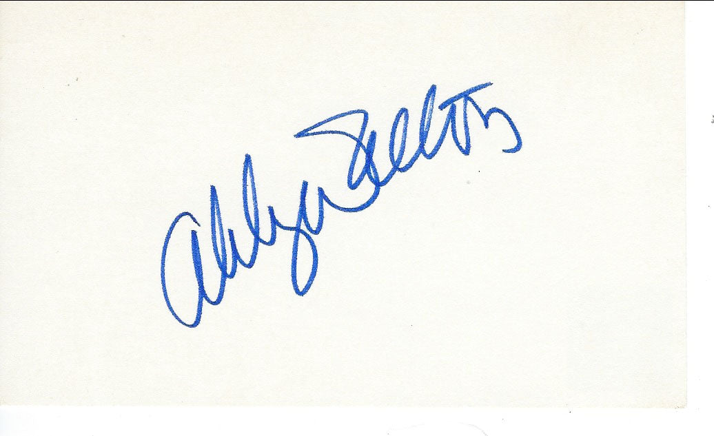 The Joey Bishop Show Abby Dalton original signature