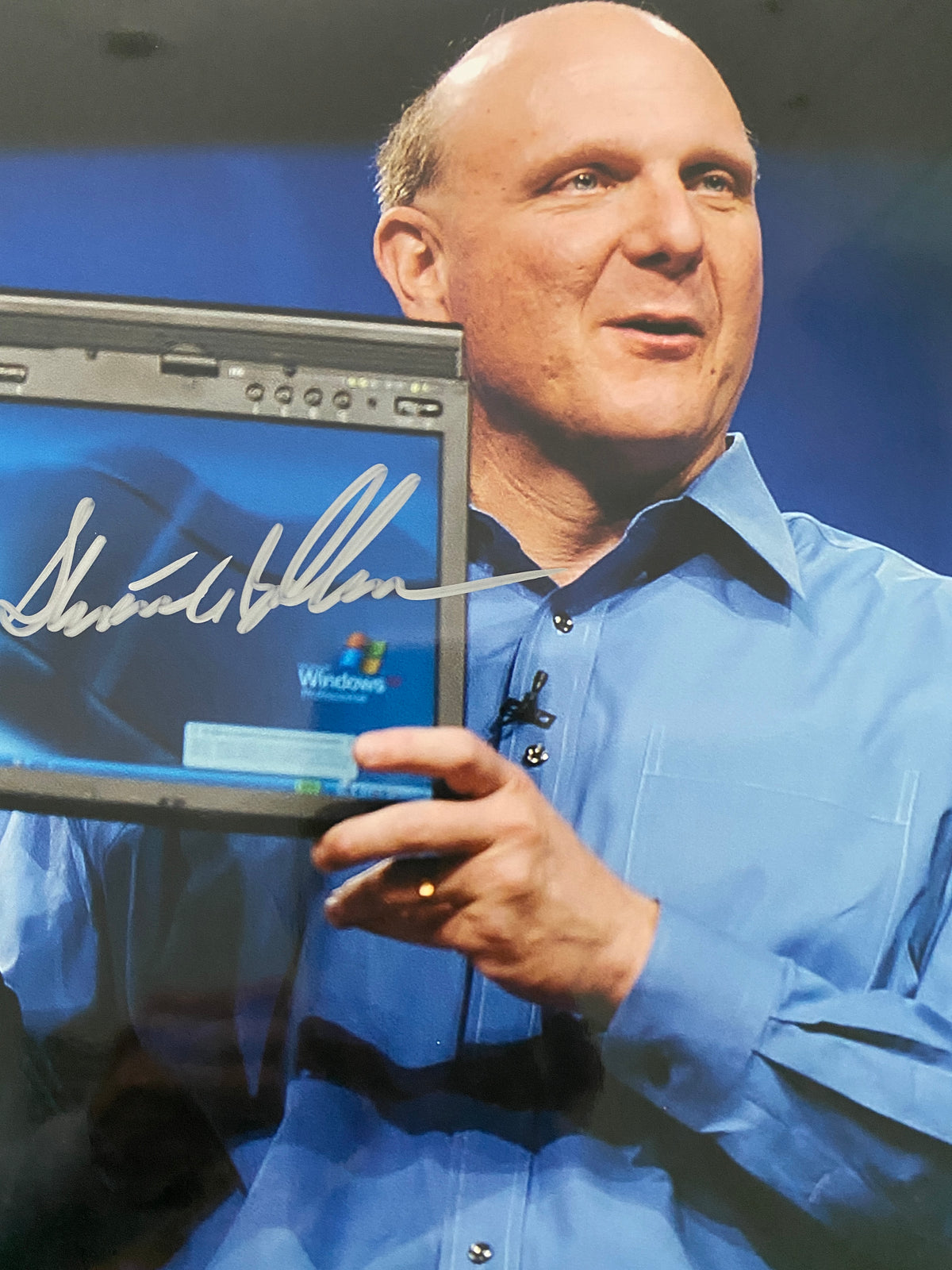 Microsoft Steve Ballmer signed photo