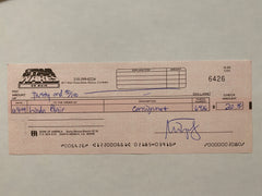 Linda Blair Star Wares consignment signed check