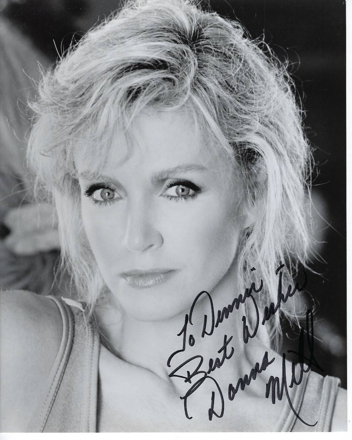 Dangerous Intentions Donna Mills signed photo