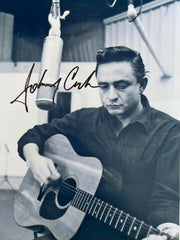Johnny Cash signed photo