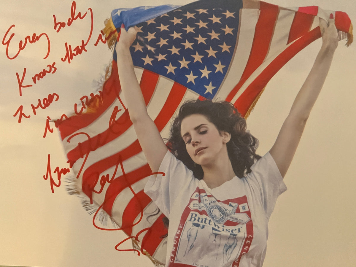 Lana Del Rey signed photo