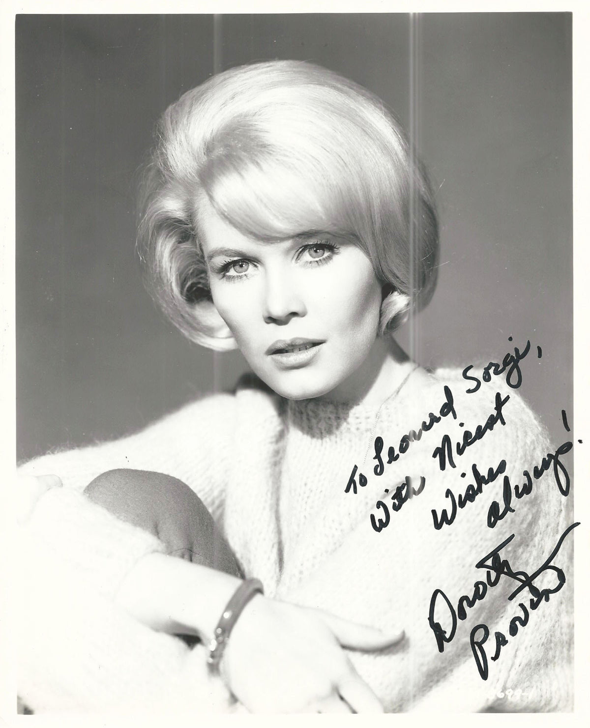 Dorothy Provine Signed Photo