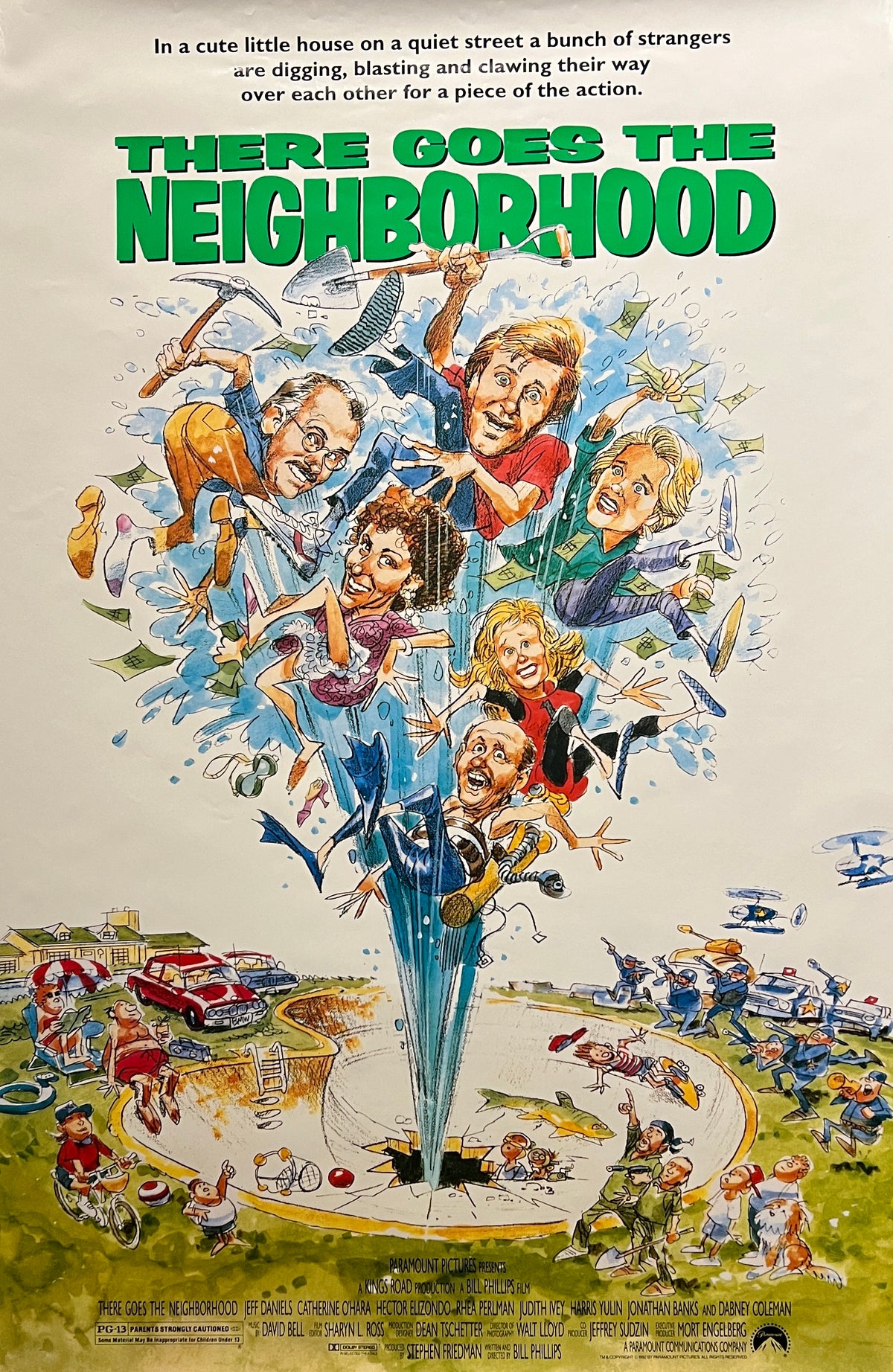 There Goes The Neighborhood 1992 original movie poster