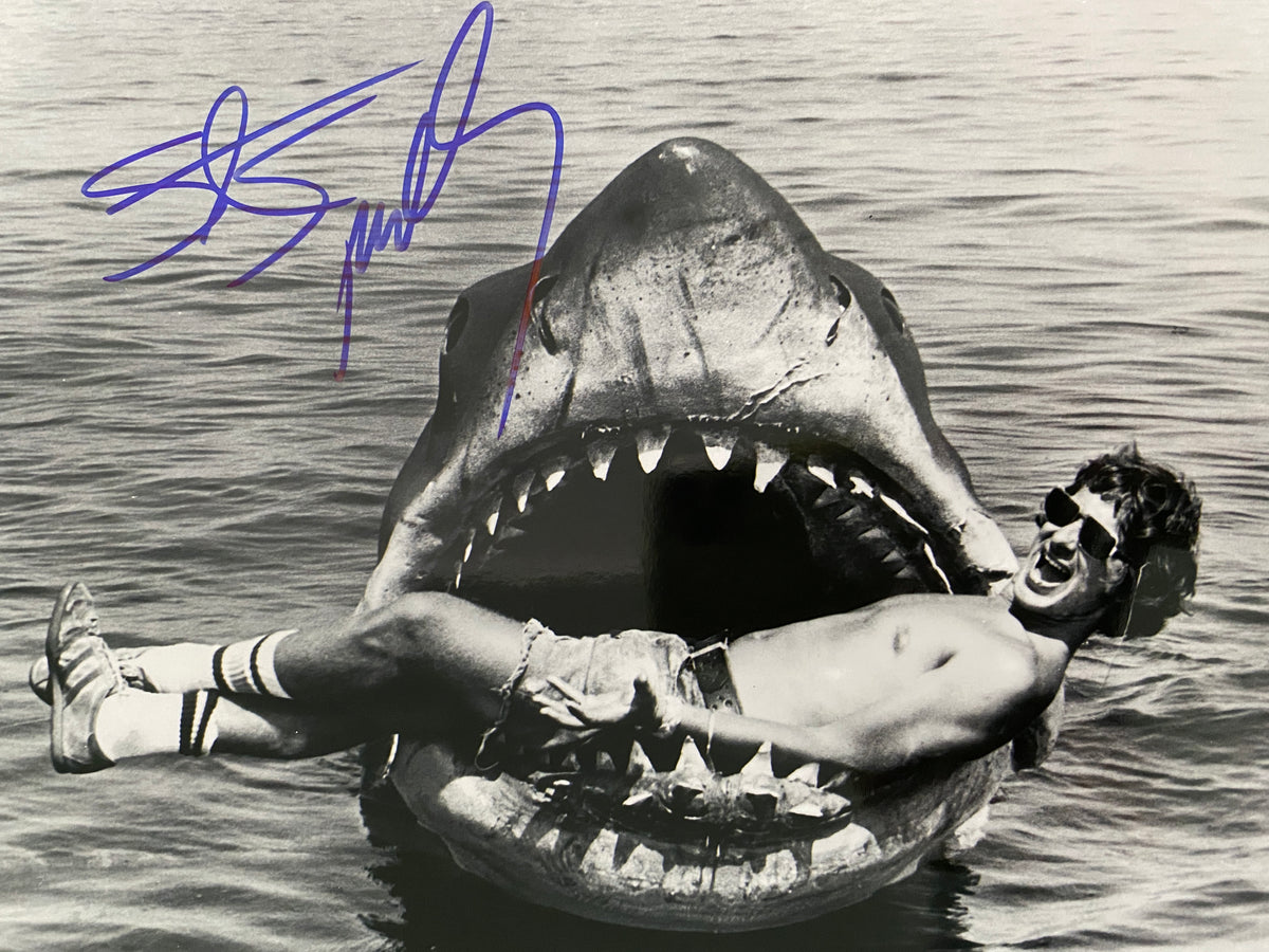 Jaws Steven Spielberg signed photo