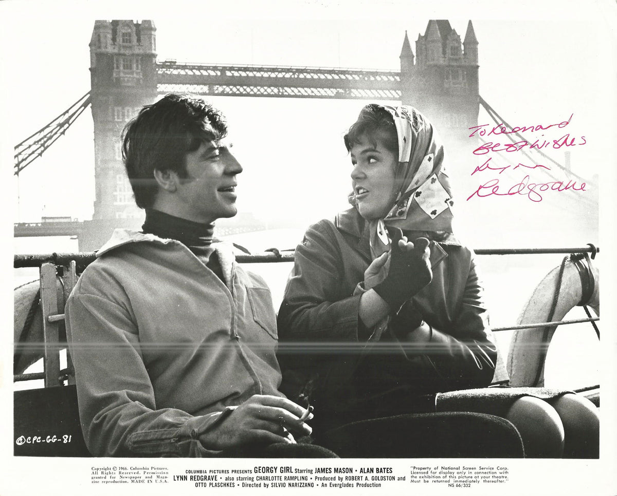 Georgy Girl Lynn Redgrave Signed Movie Photo