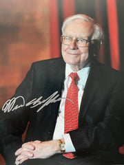 Warren Buffett signed photo