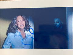 Halloween Jamie Lee Curtis signed movie photo