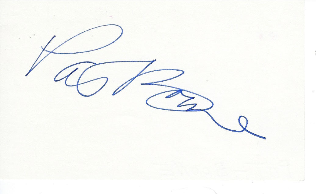 Journey To The Center of The Earth Pat Boone original signature