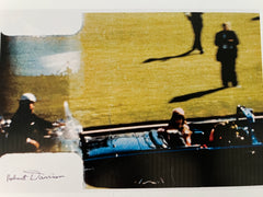JFK Assassination Witness  Robert Davison signed photo