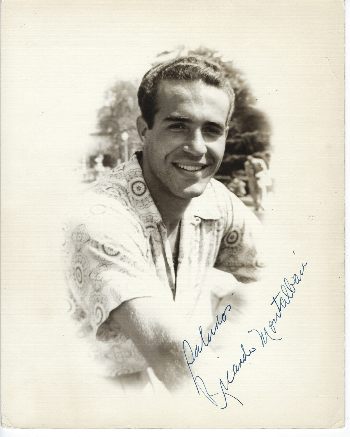 Fantasy Island Ricardo Montalban Signed Photo