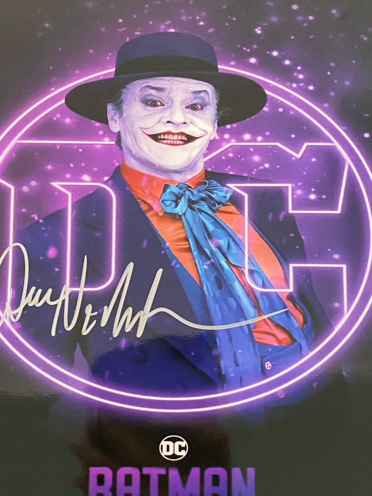 Batman Jack Nicholson signed photo