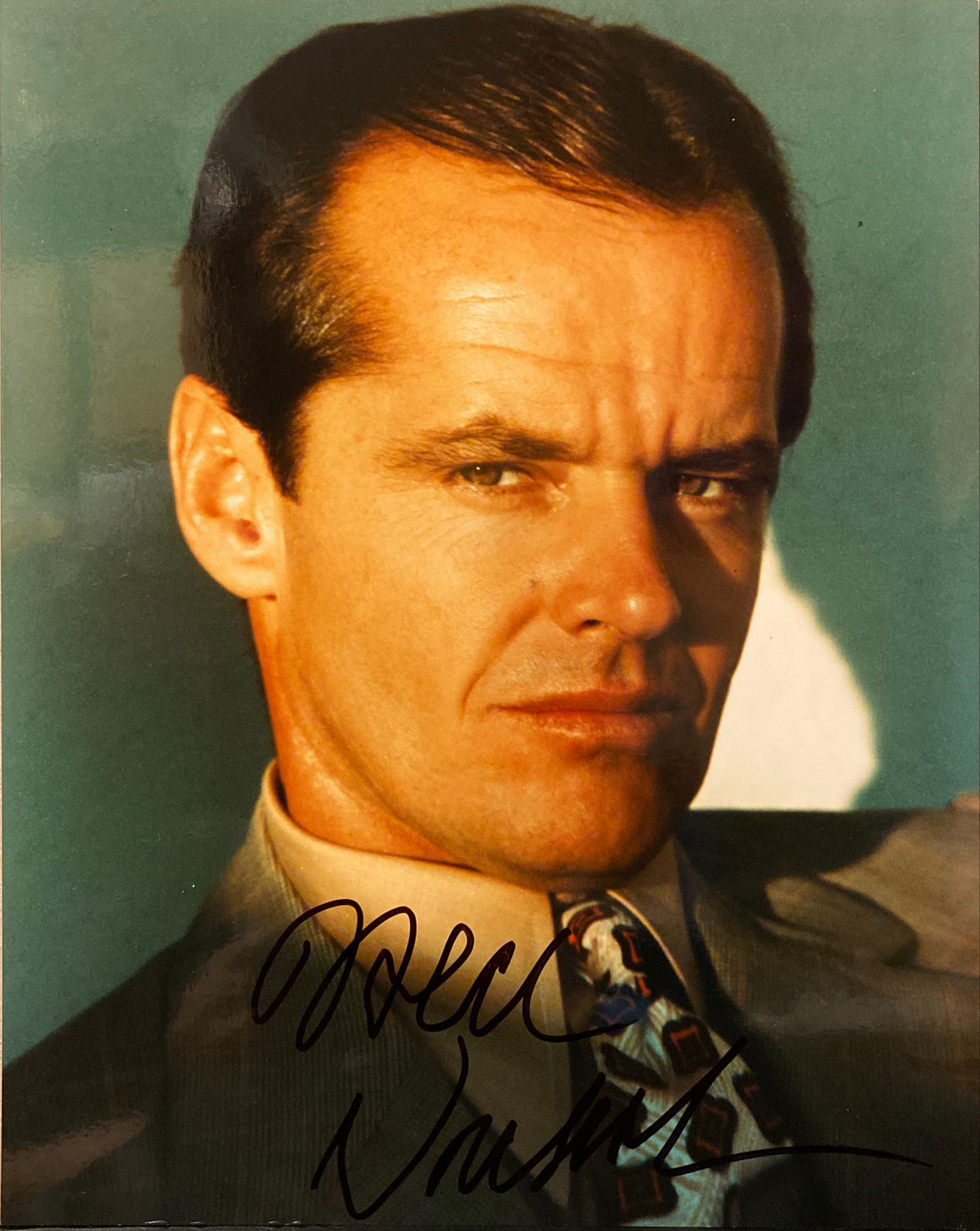 Jack Nicholson signed "Chinatown" movie photo