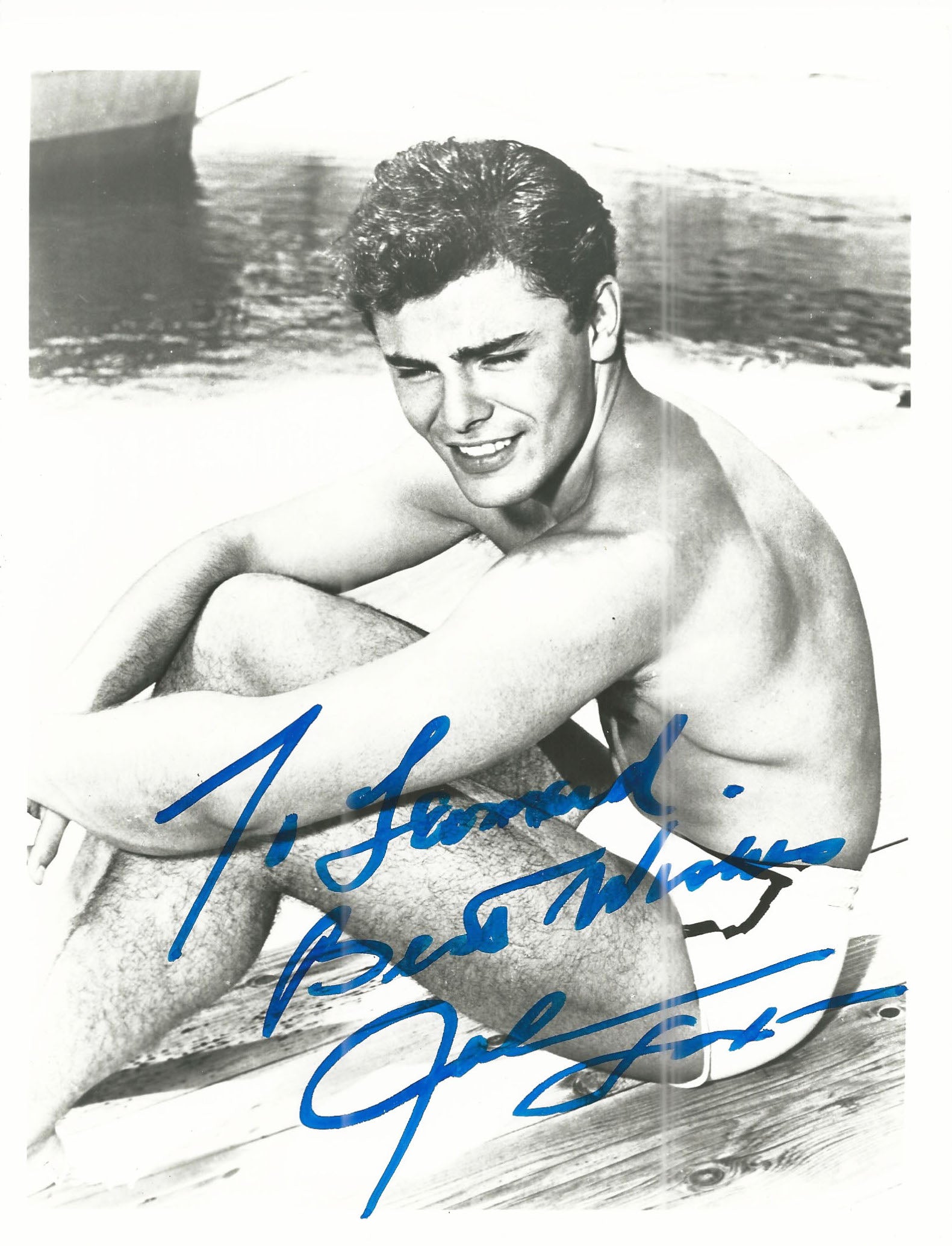 John Saxon signed photo