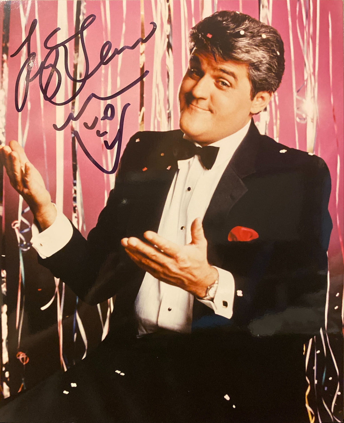 Jay Leno signed photo. GFA Authenticated