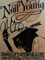 Neil Young signed photo
