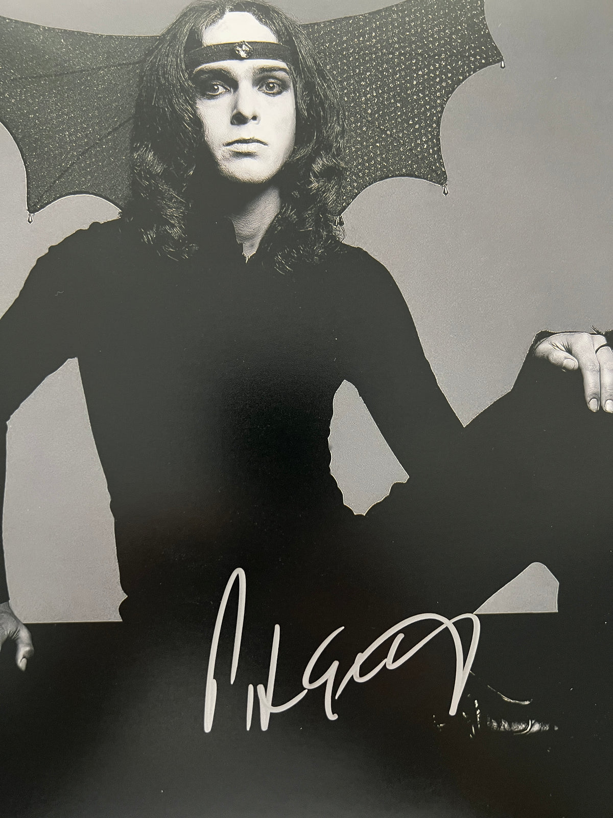 Genesis Peter Gabriel signed photo. GFA Authenticated