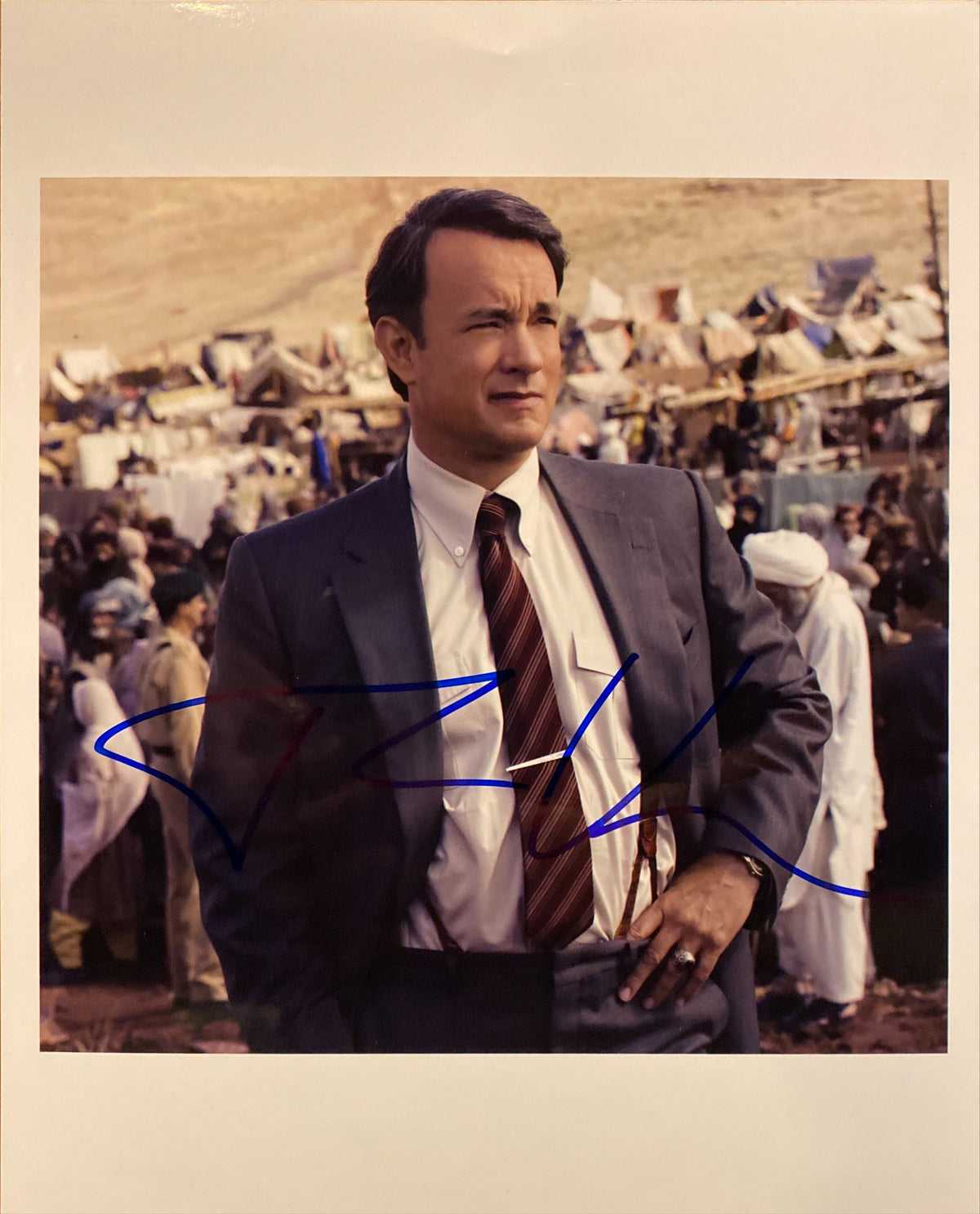 Tom Hanks signed "Charlie Wilson's War" movie photo. GFA Authenticated