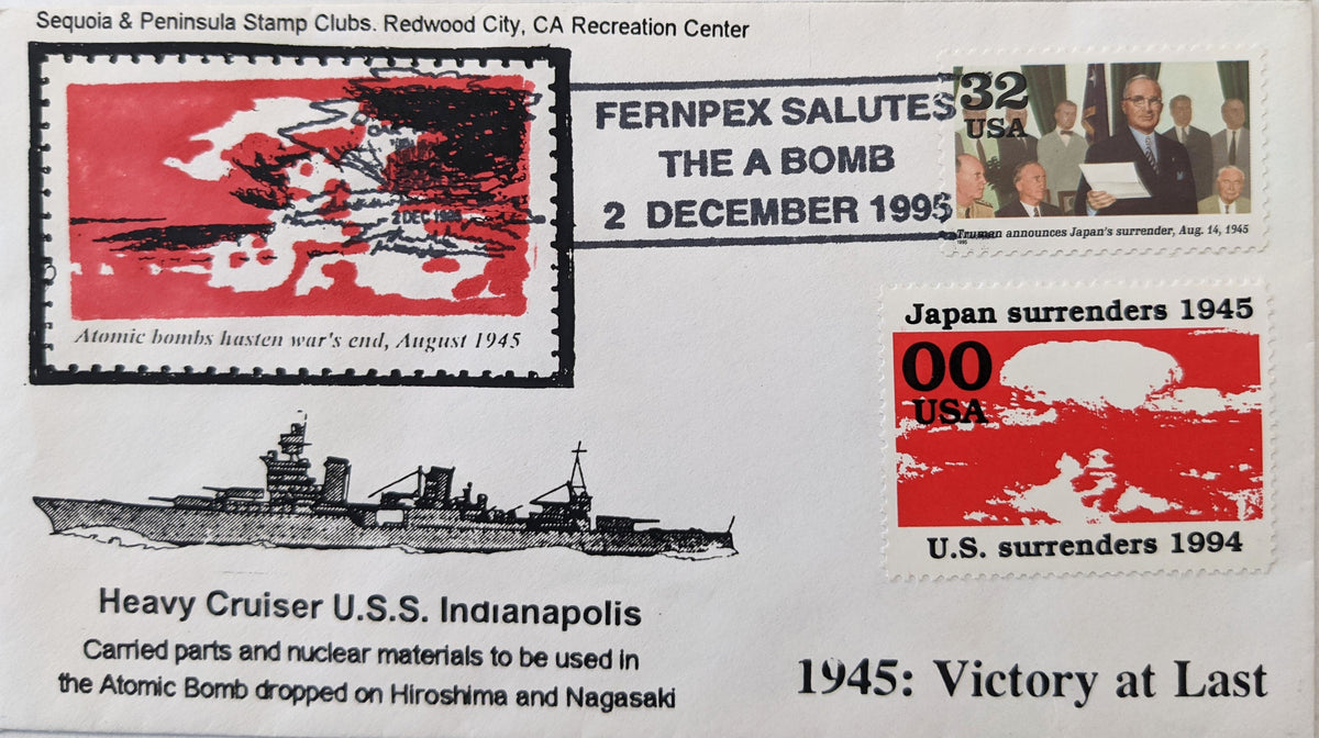 WWII 1945: Victory at Last - 50th Anniversary First Day Cover - 1995