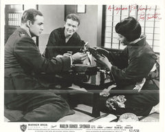 Sayonara Red Buttons signed photo