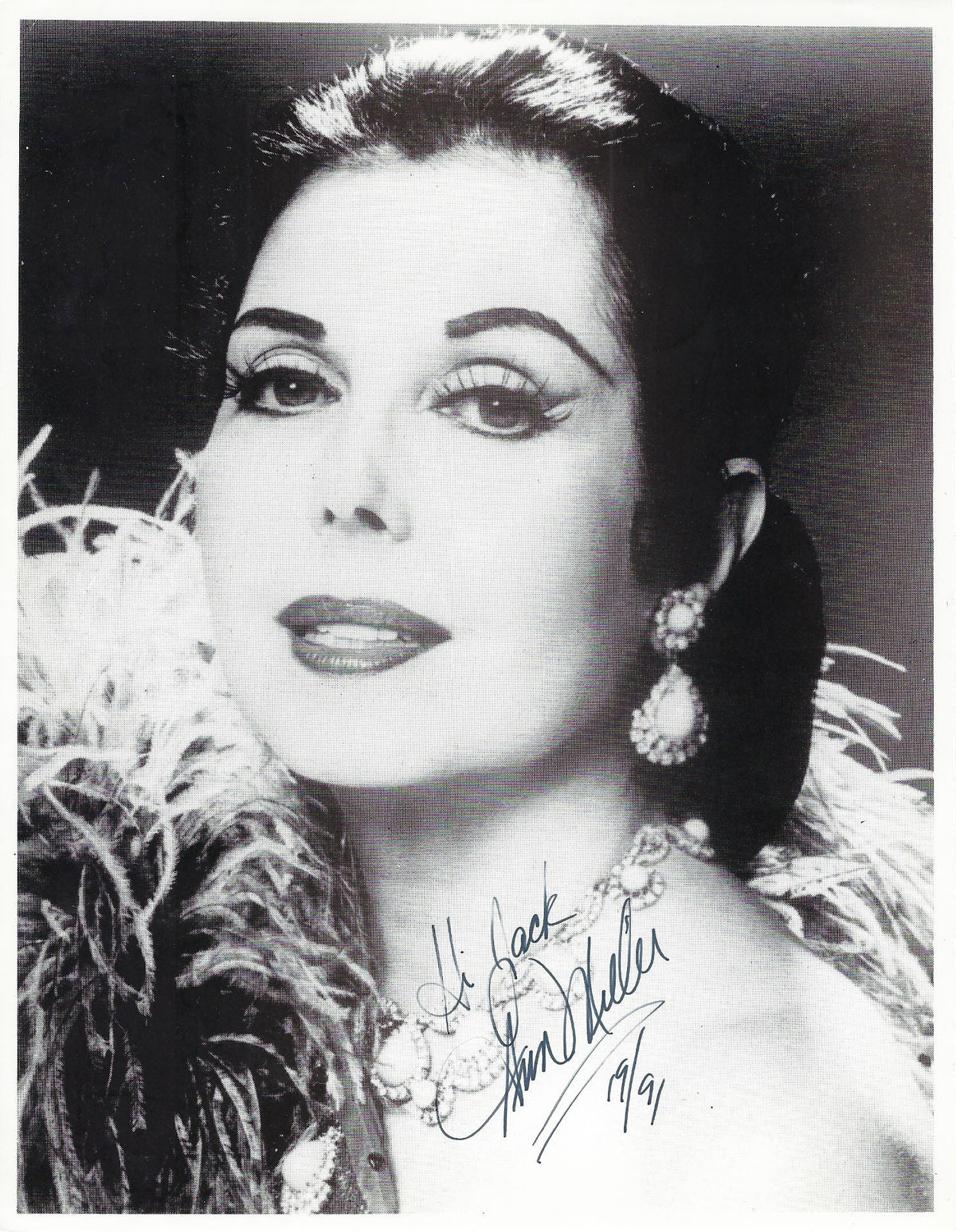 Marx Brothers Room Service Ann Miller signed photo