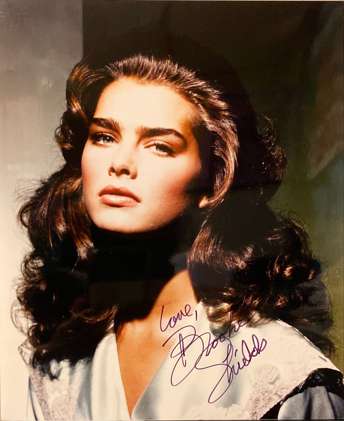 Brooke Shields signed photo