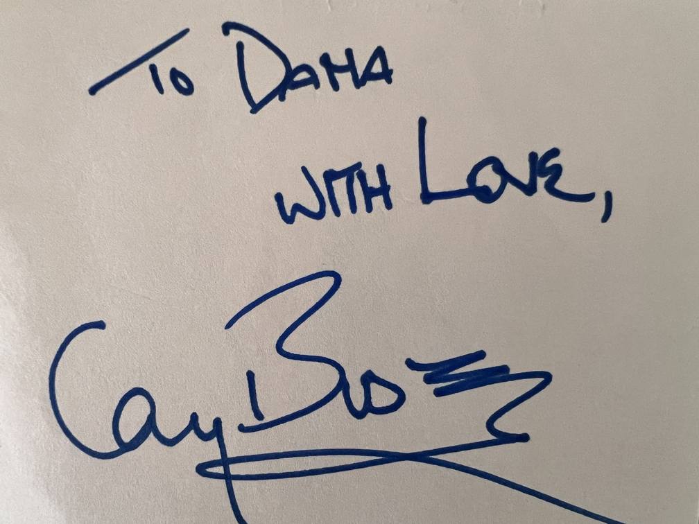 Actor Gary Busey autograph