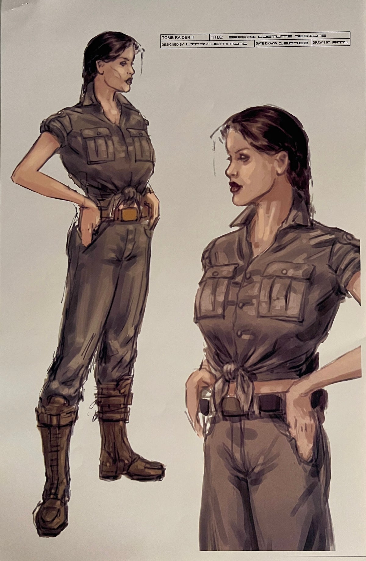 Lara Croft Tomb Raider Paramount Pictures concept art