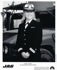 JAG Karri Turner signed photo