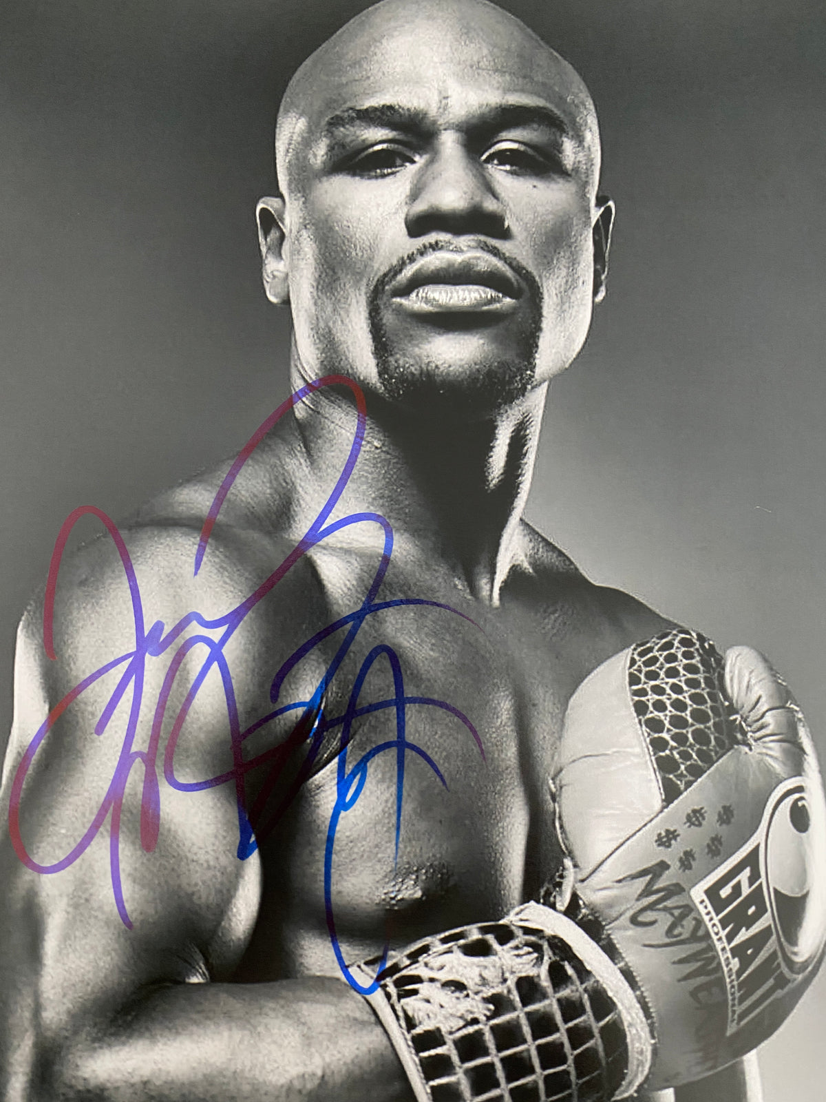 Floyd Mayweather Jr. signed photo