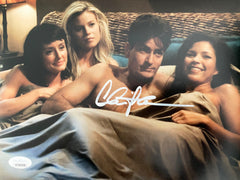 Charlie Sheen signed photo
